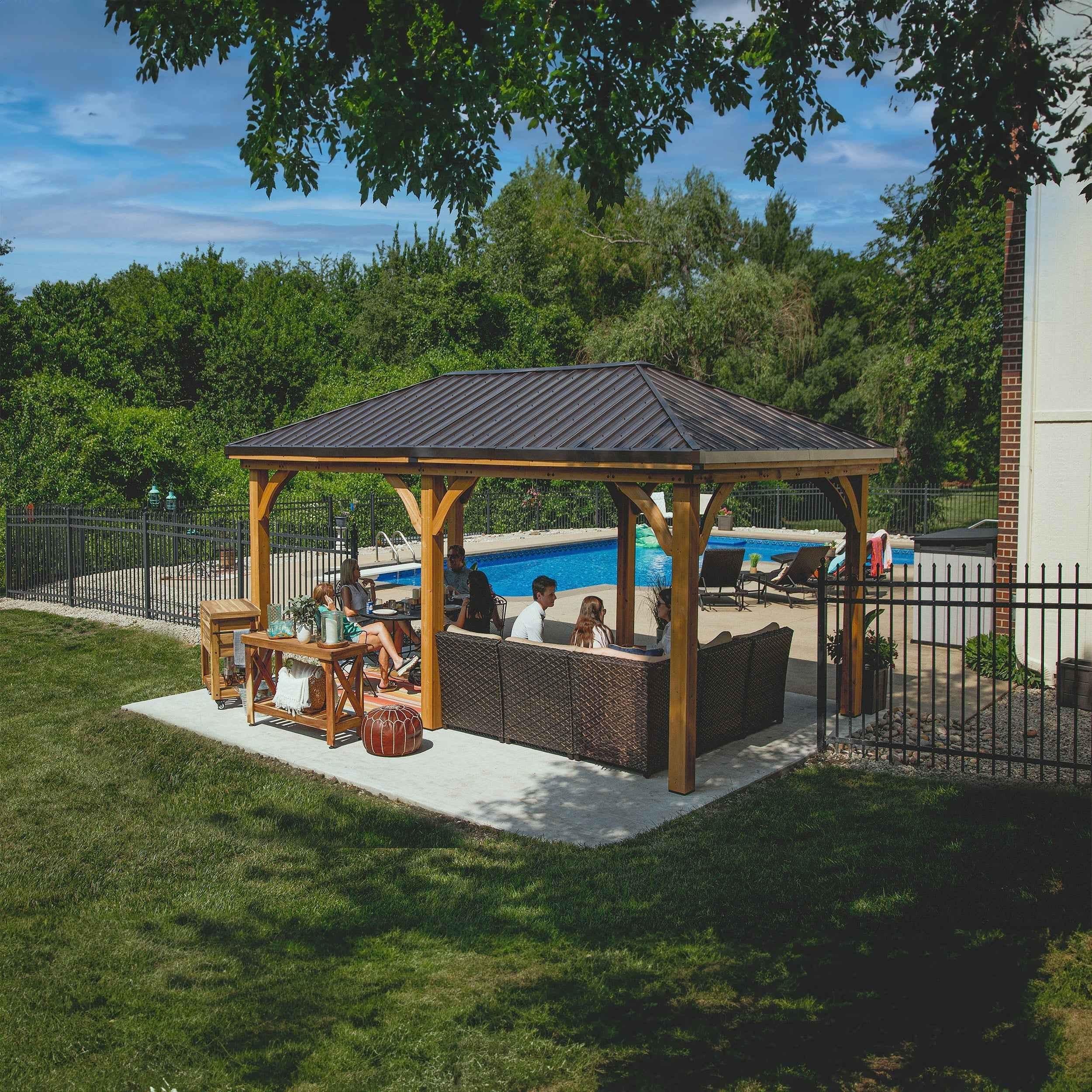 Backyard Discovery 20x12 Barrington Gazebo/Carport.