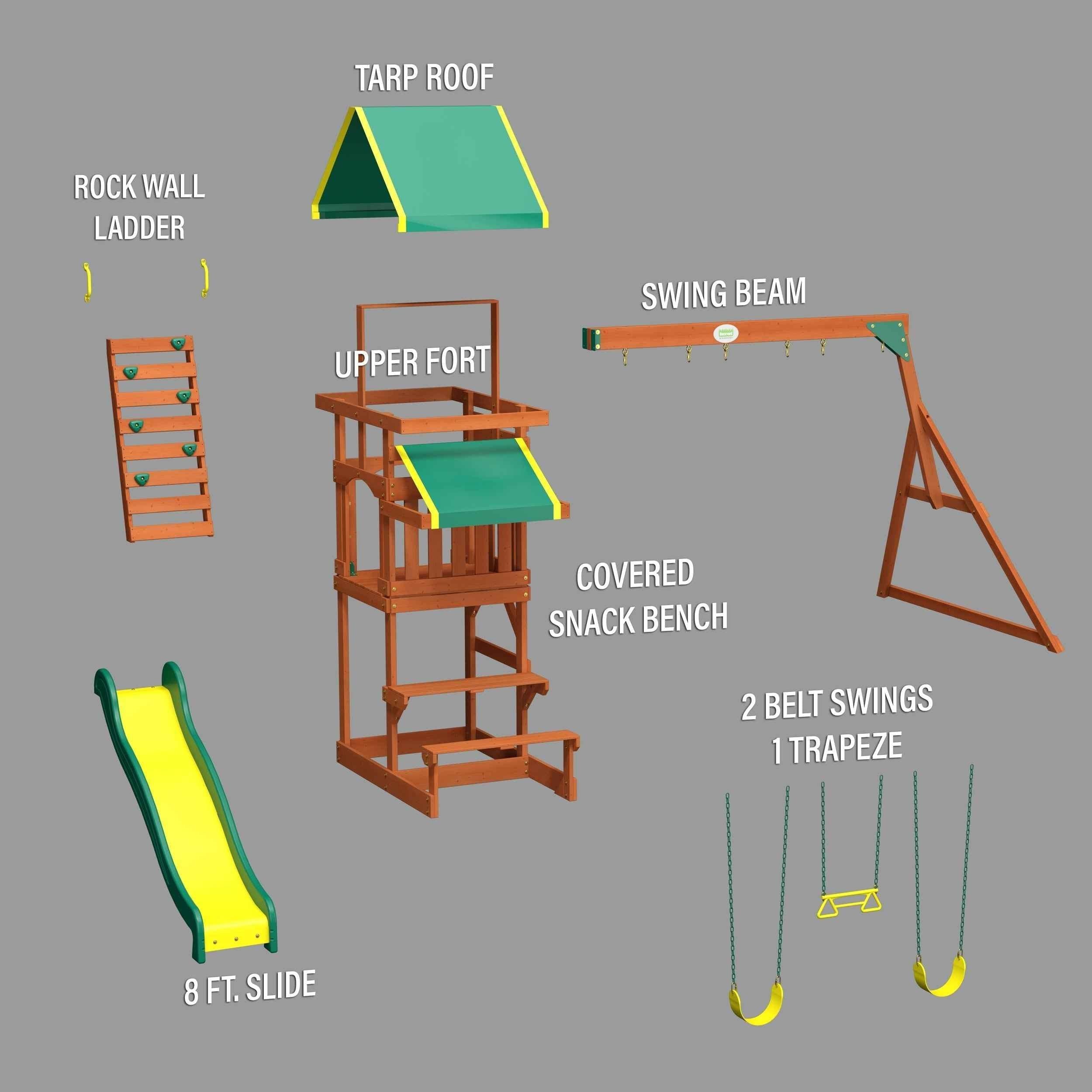 Backyard Discovery Tucson Swing Set.