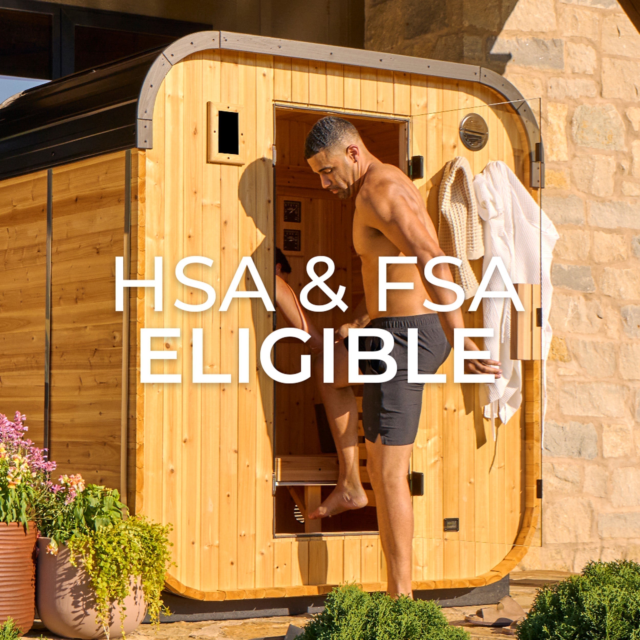 Lennon Outdoor Cube Sauna – 2-4 Person - Shipping Included - Saunas