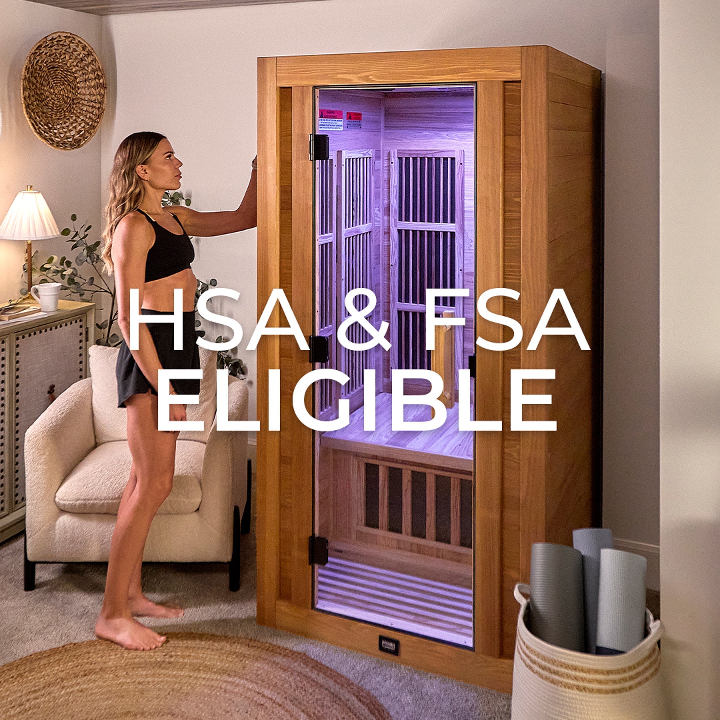 Rylan Indoor Infrared Sauna – 1 Person - Shipping Included - Saunas