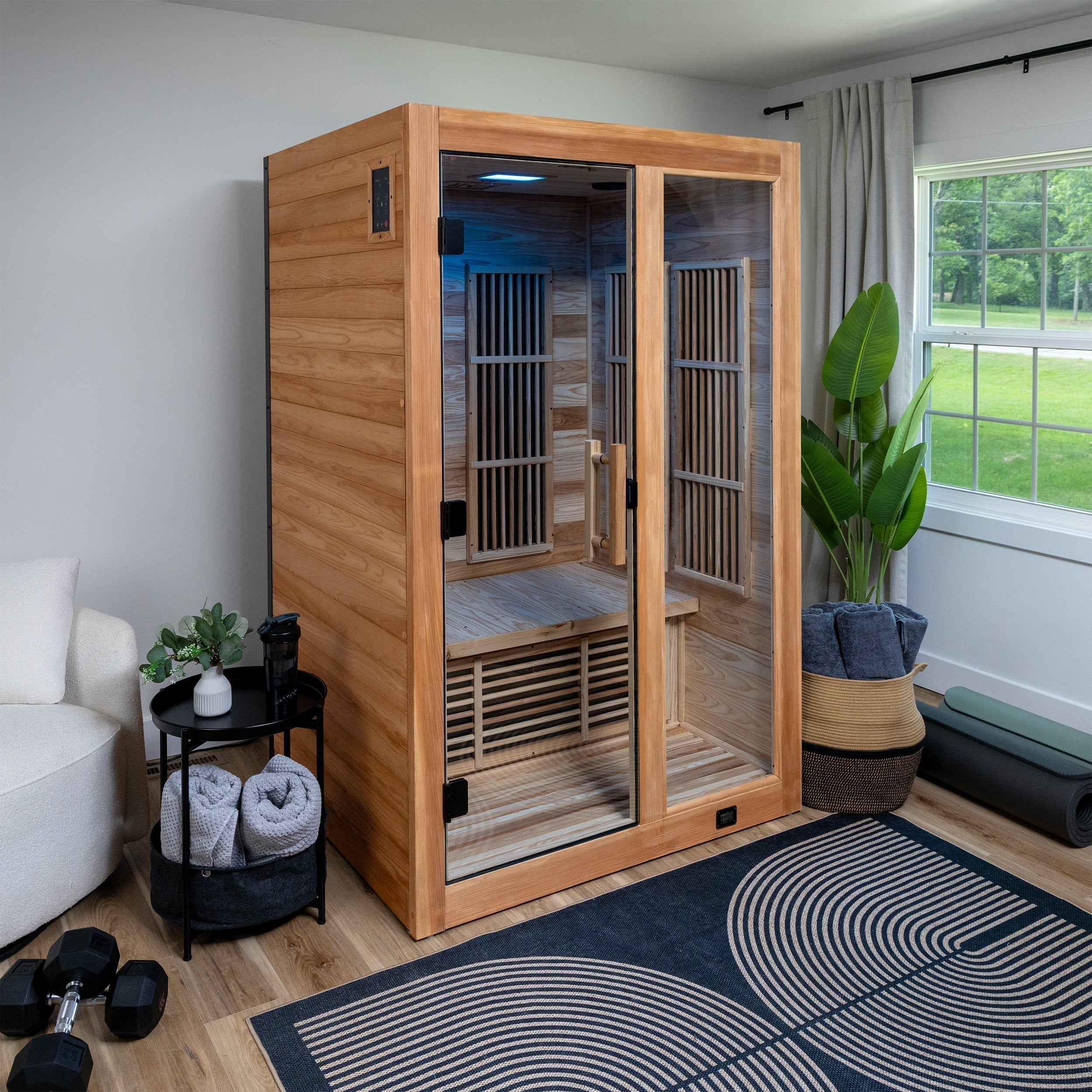 Rylan Indoor Infrared Sauna – 2 Person - Shipping Included - Saunas