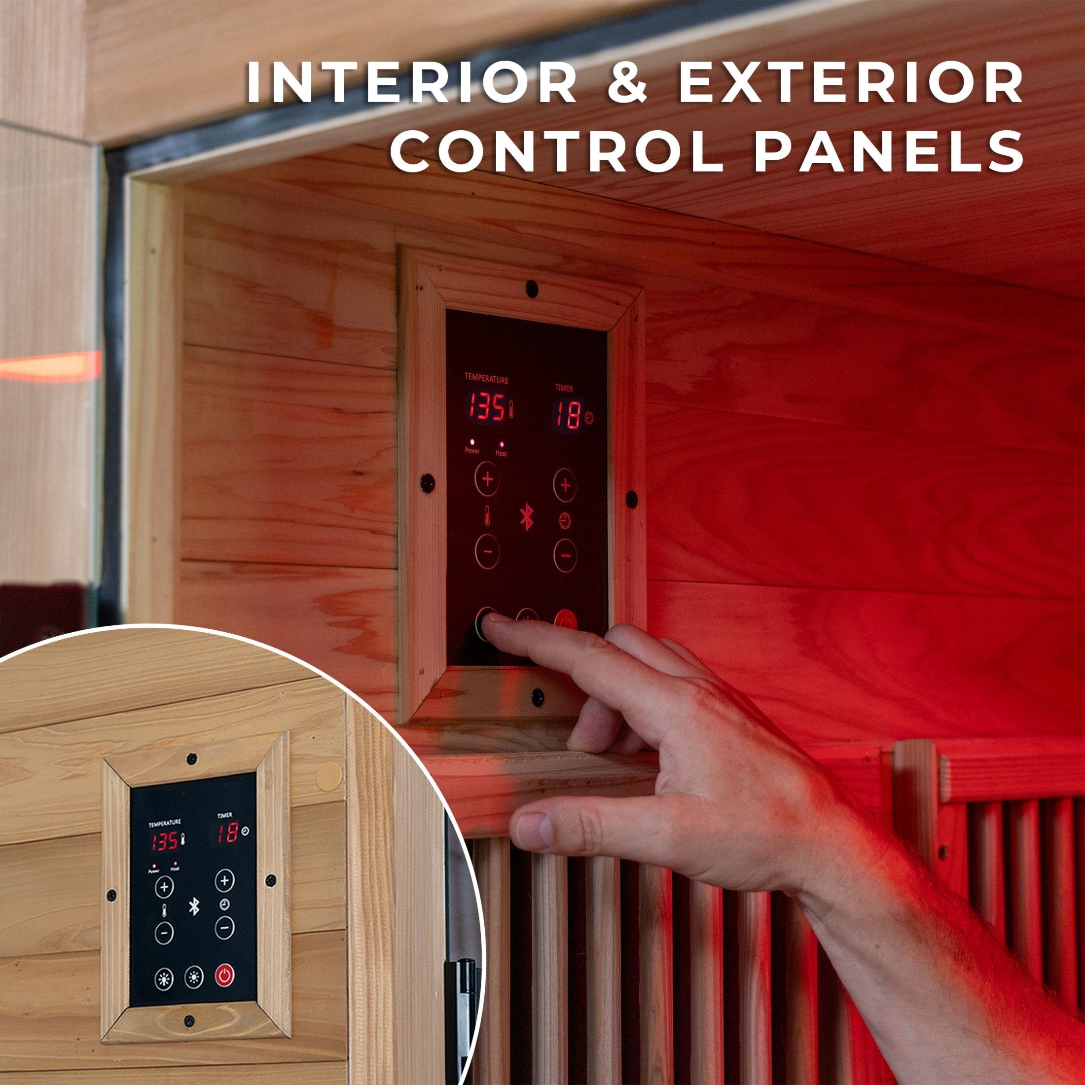Rylan Indoor Infrared Sauna – 2 Person - Shipping Included - Saunas