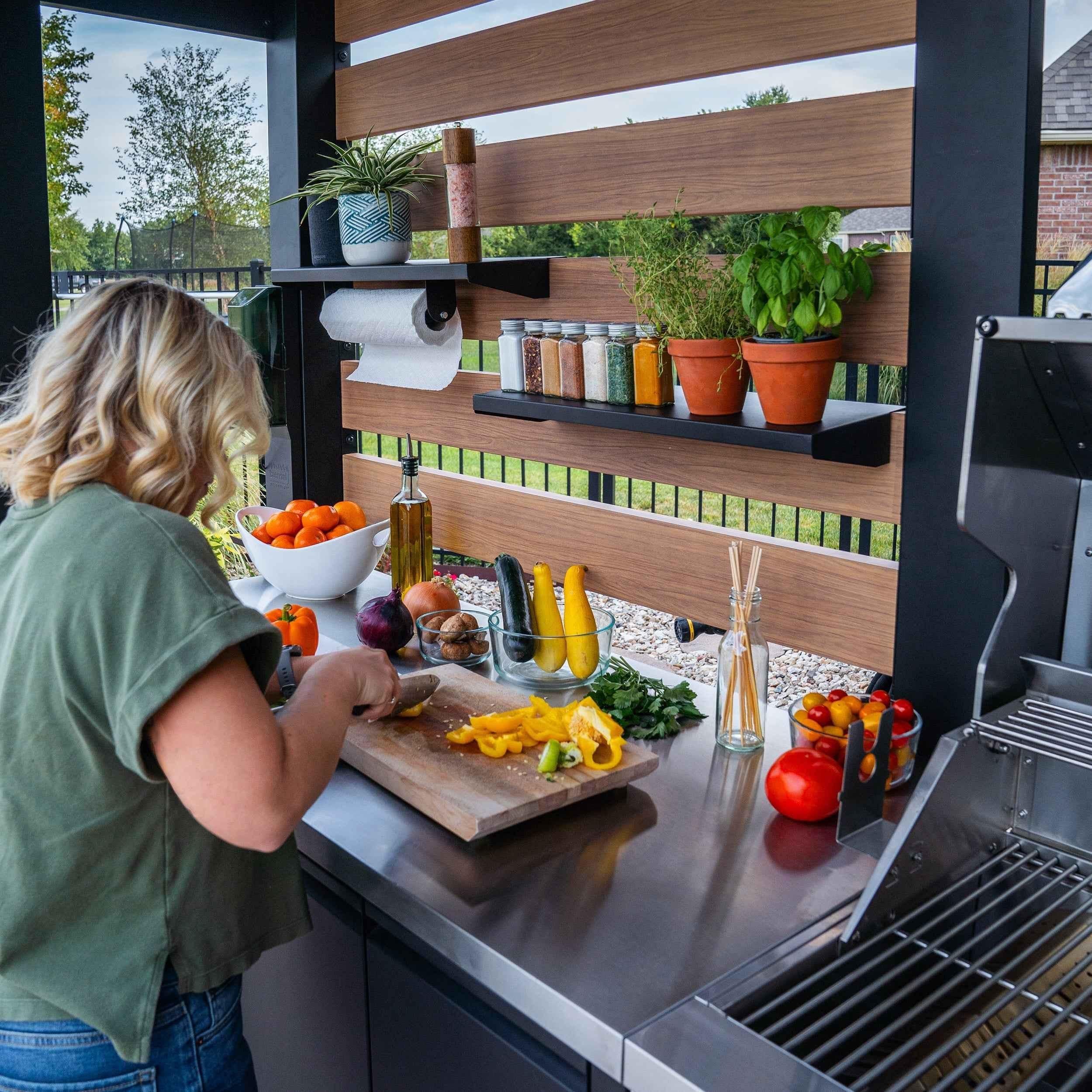 Backyard Discovery Fusion Flame Outdoor Kitchen.