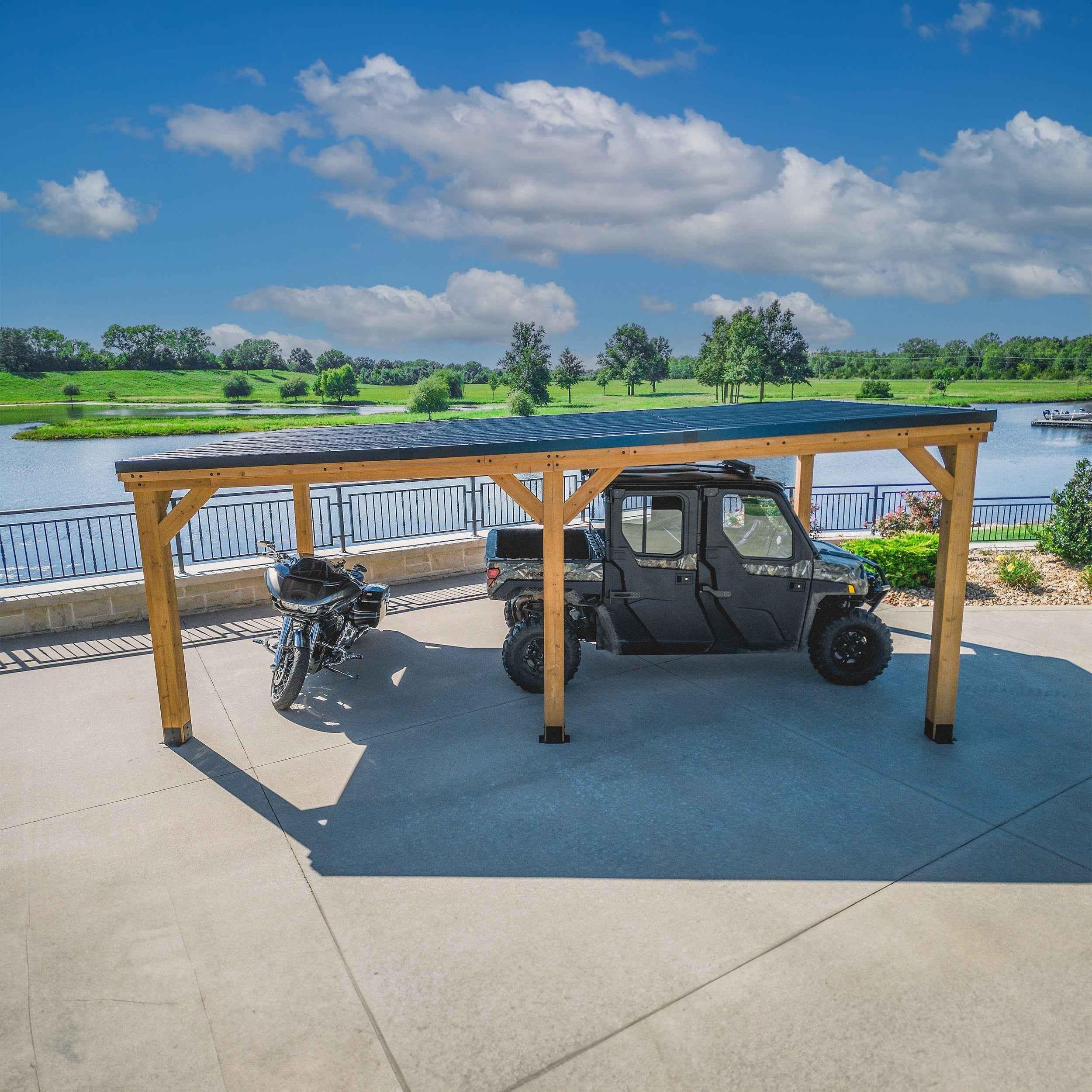 Backyard Discovery 20x12 Kingsport Carport.