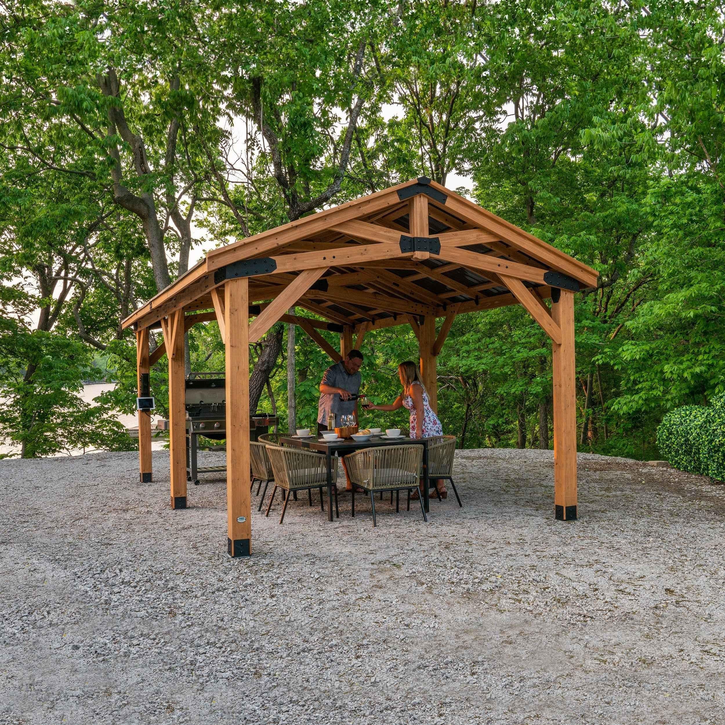 Backyard Discovery 24x12 Norwood Carport/Gazebo.