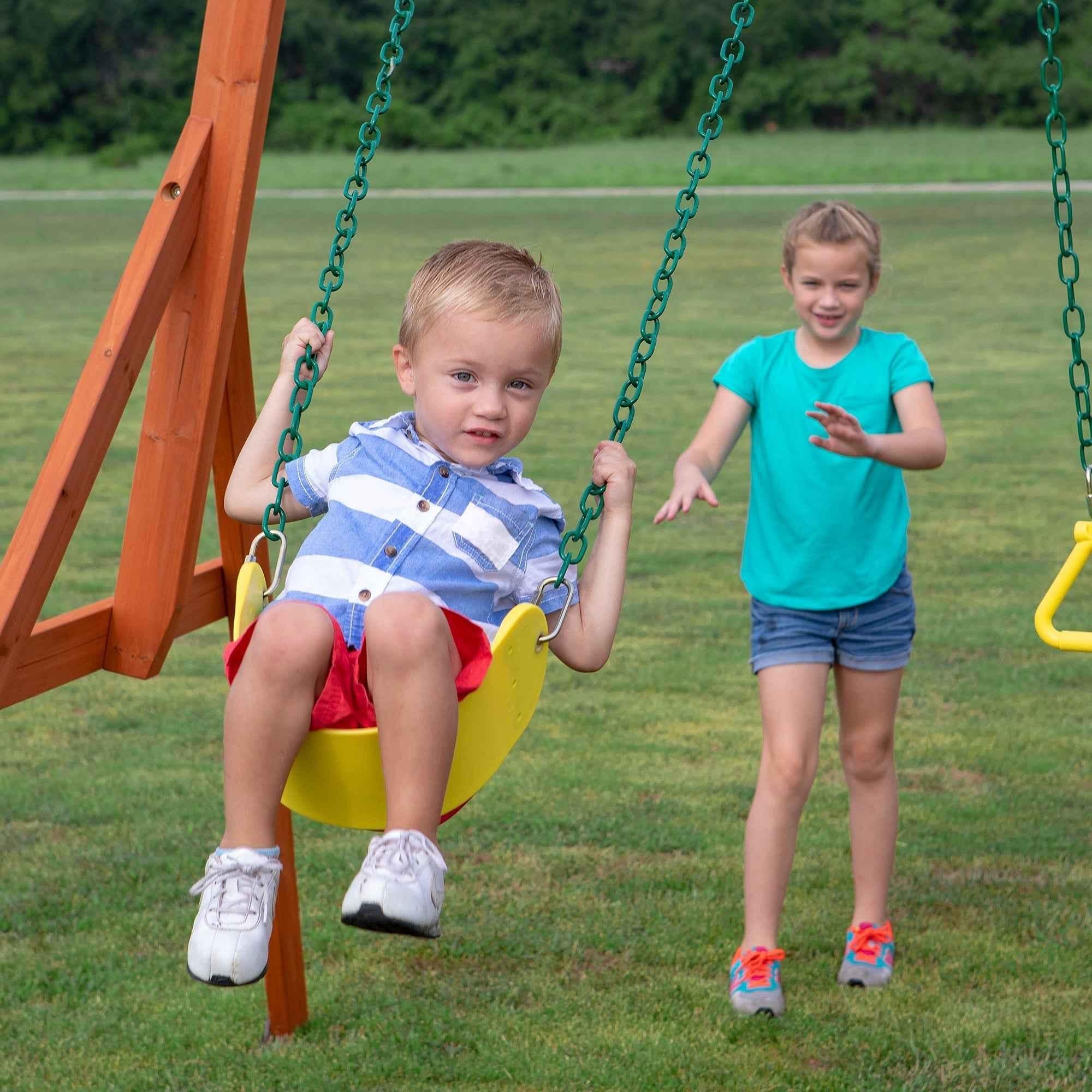 Backyard Discovery Oakmont Swing Set.