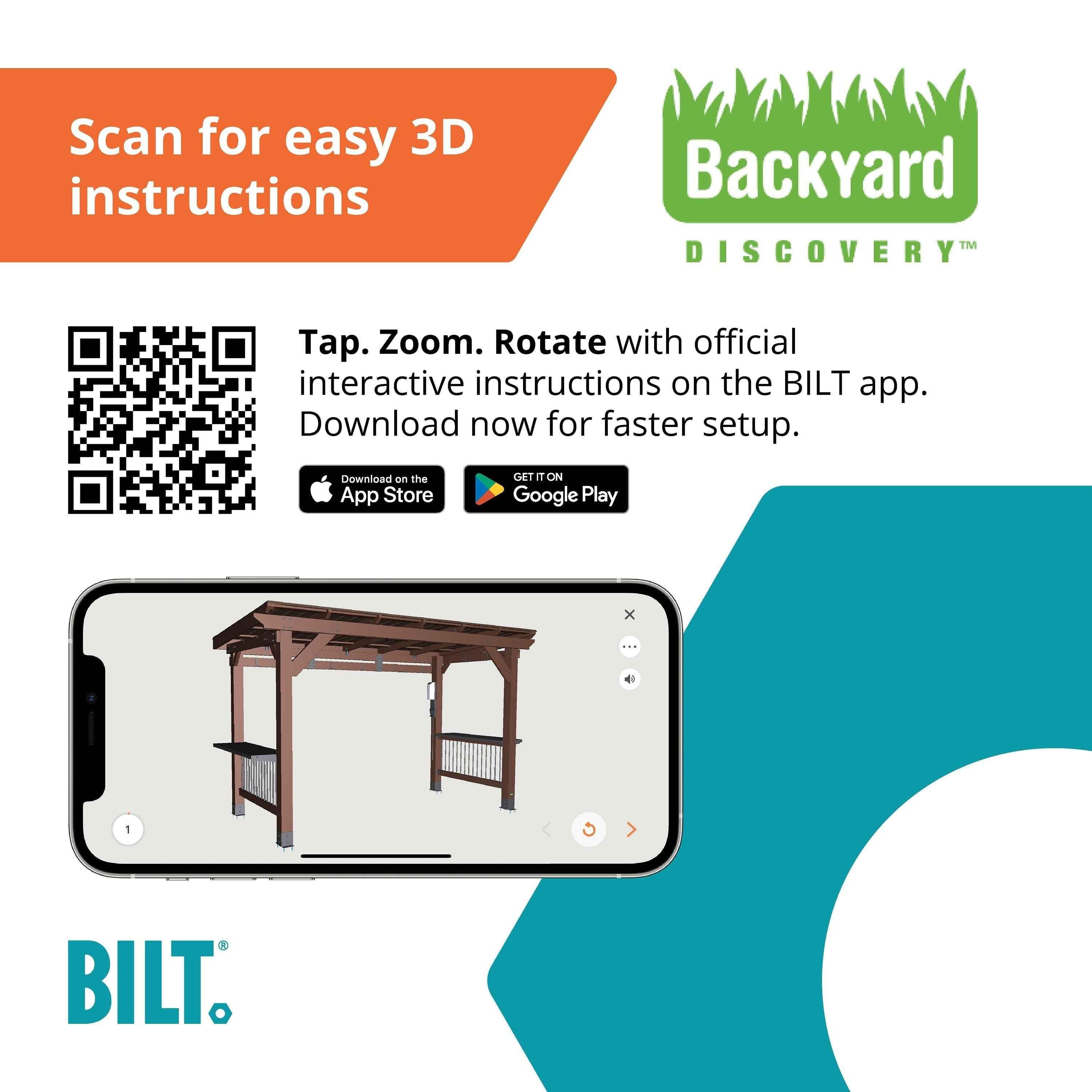 Backyard Discovery Saxony XL Grill Gazebo.