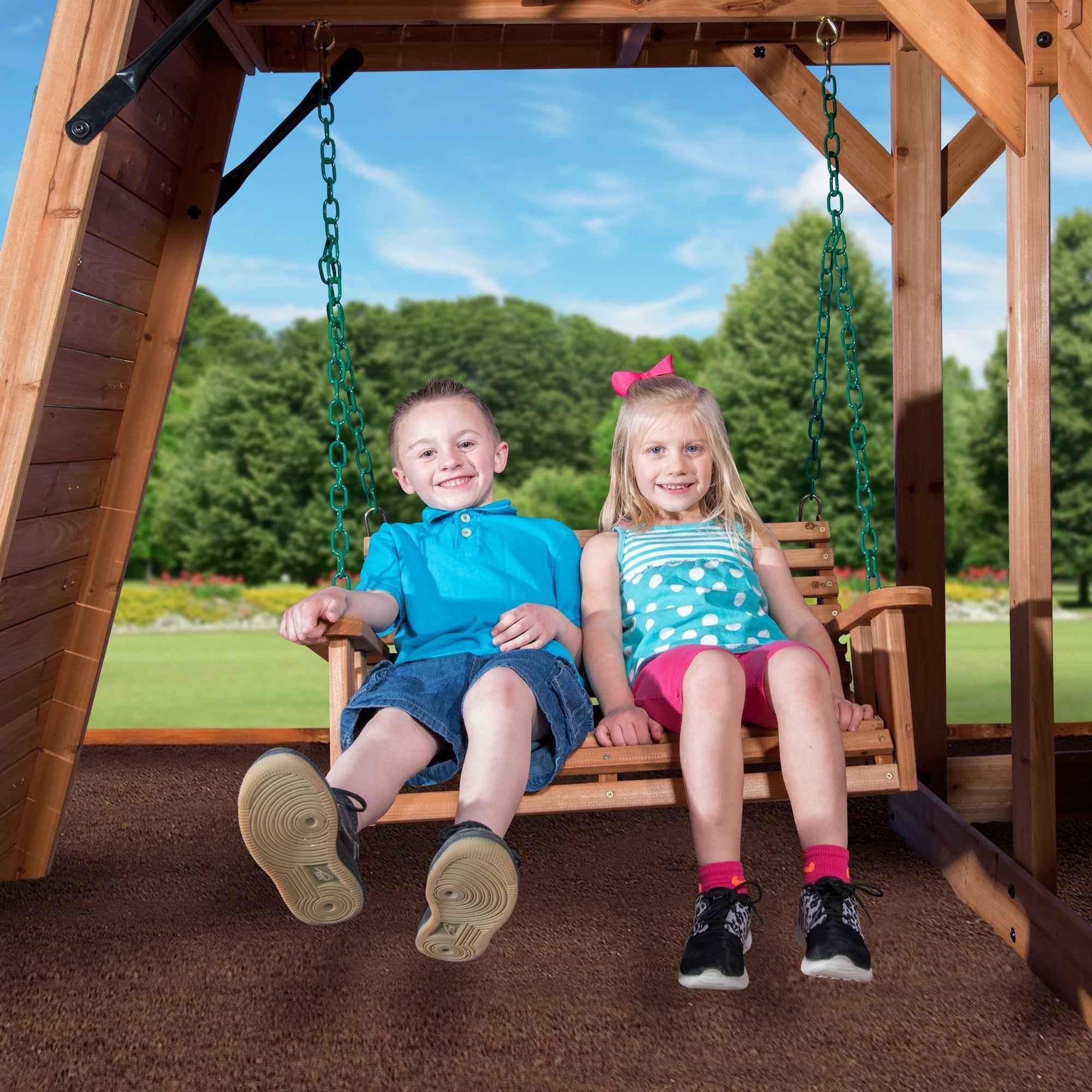 Backyard Discovery Caribbean Swing Set.