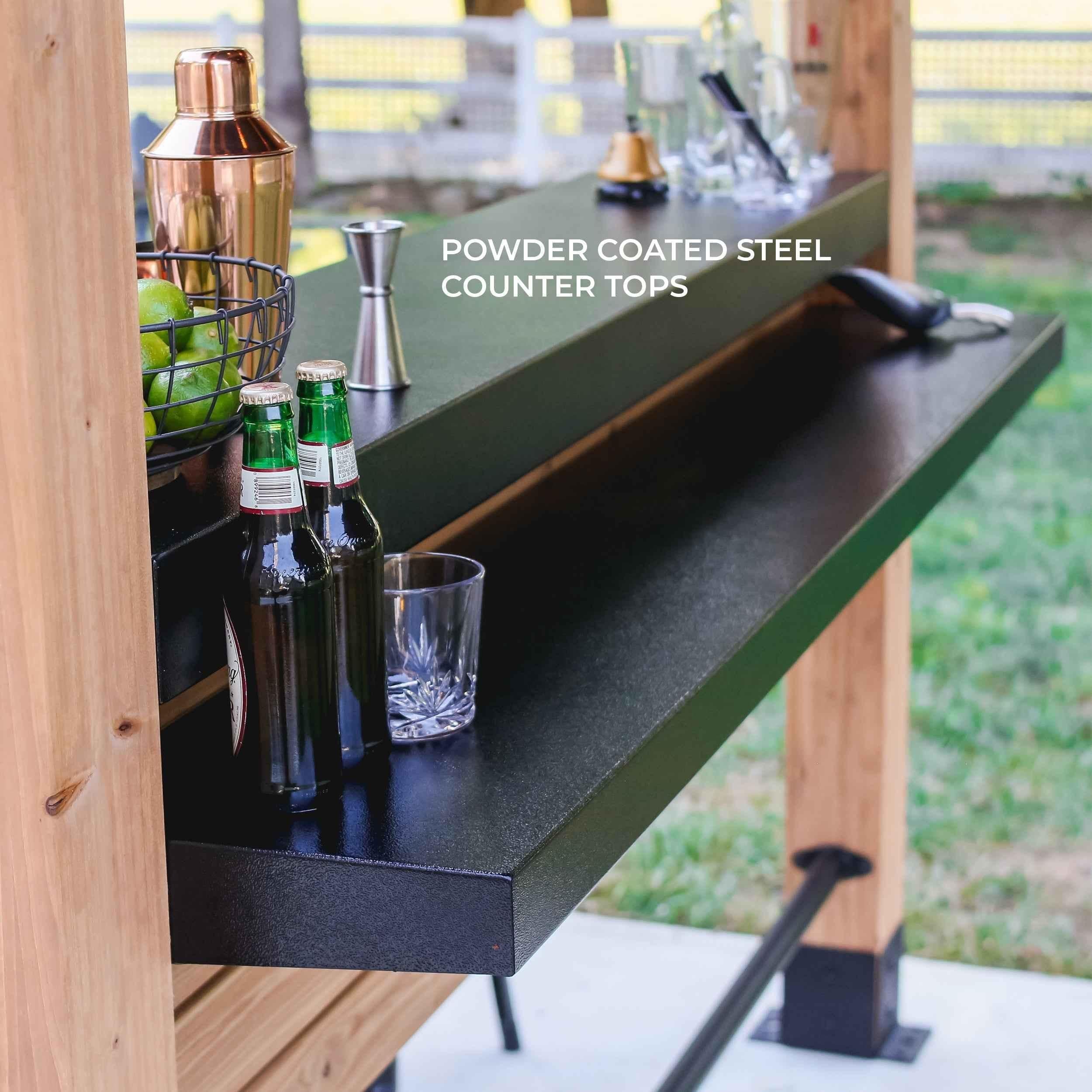 Backyard Discovery Cedar Springs Outdoor Bar.