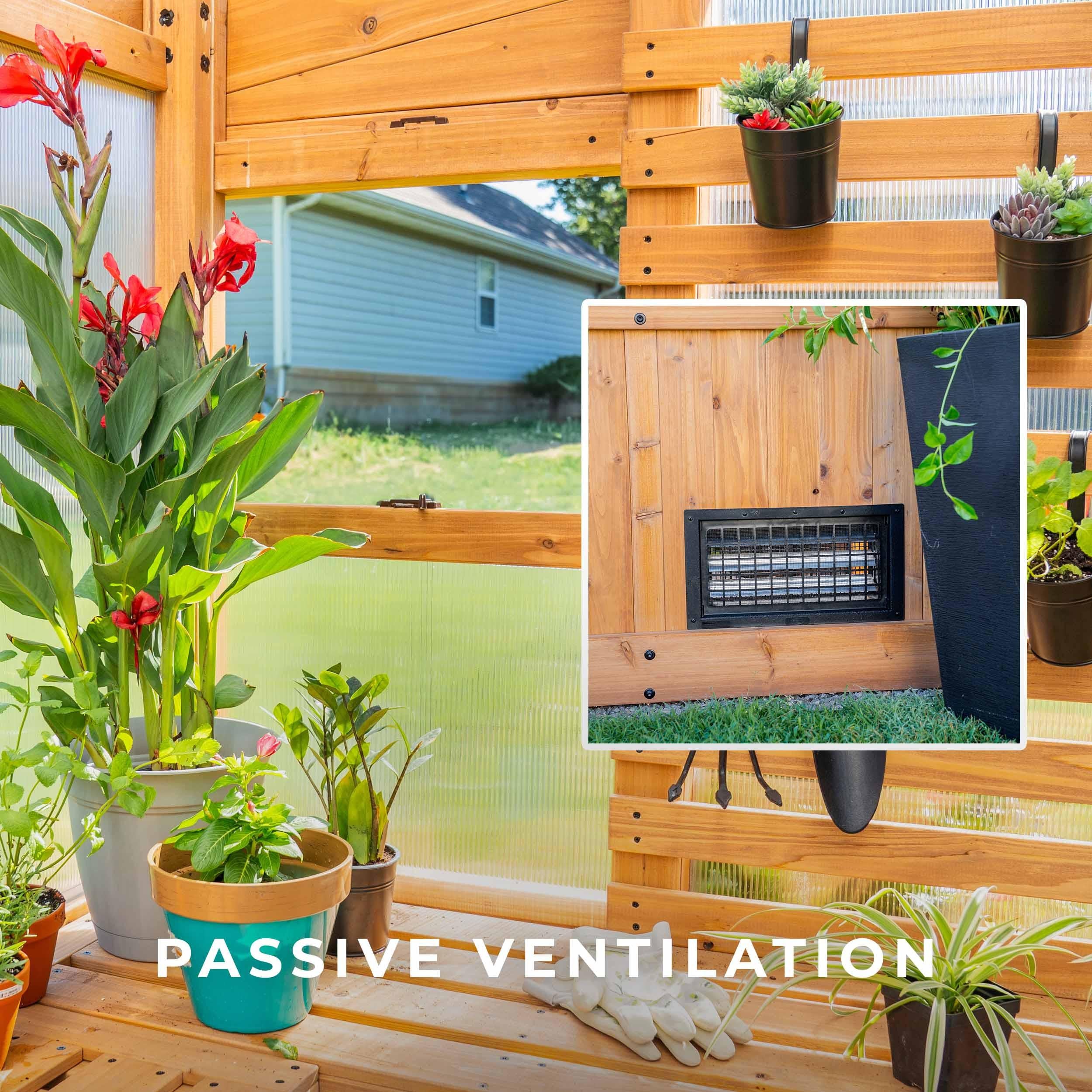 Backyard Discovery 12x7 Zalie Greenhouse.