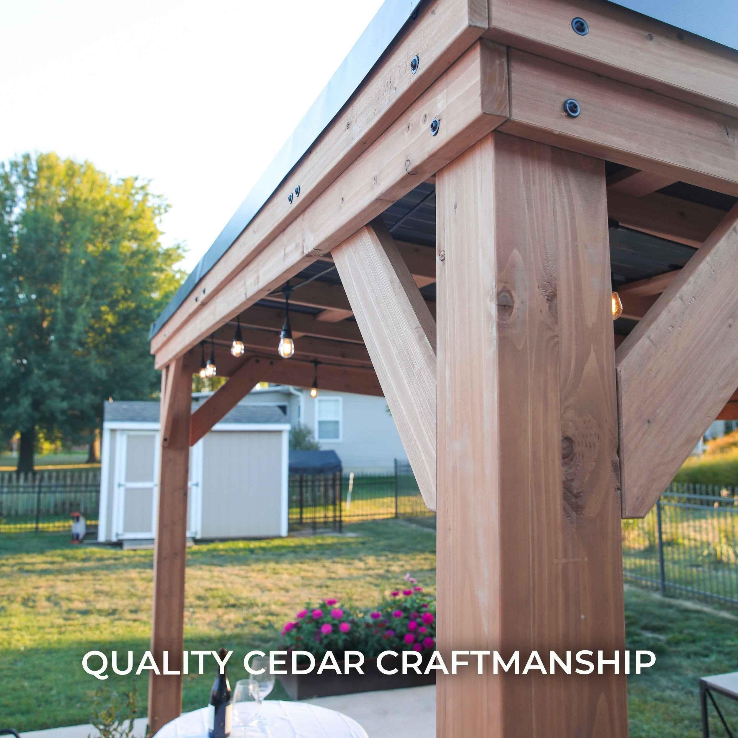 Backyard Discovery 14x12 Arcadia Gazebo.