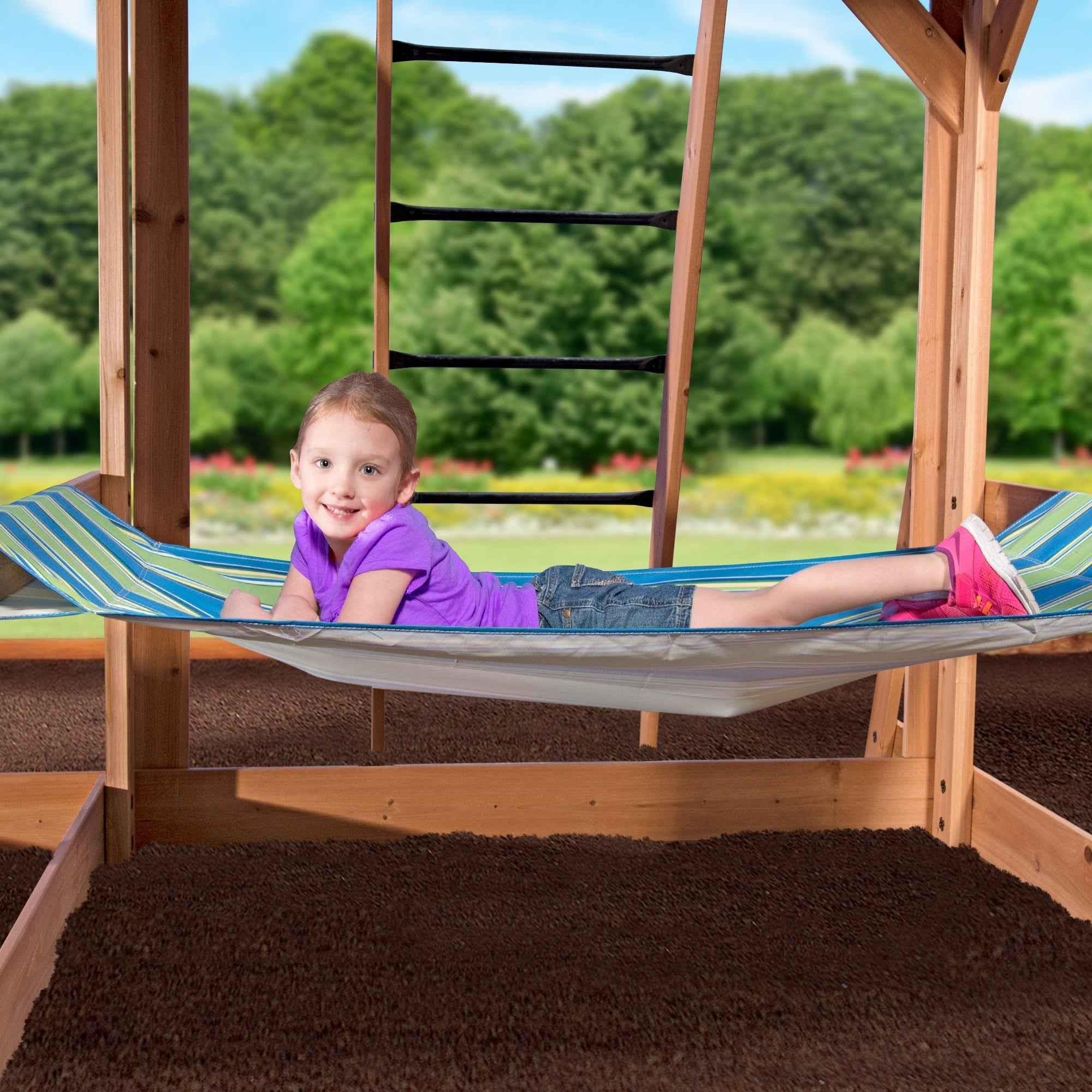 Backyard Discovery Caribbean Swing Set.