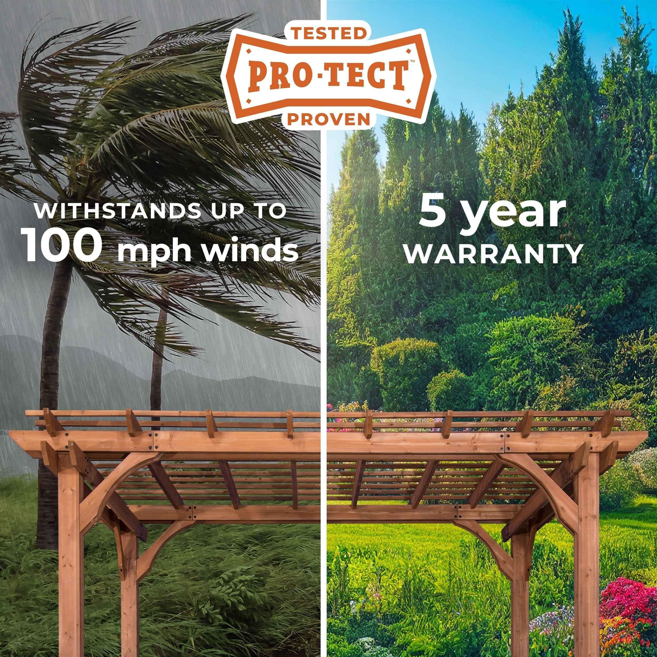 Backyard Discovery 10x10 Beaumont Pergola.