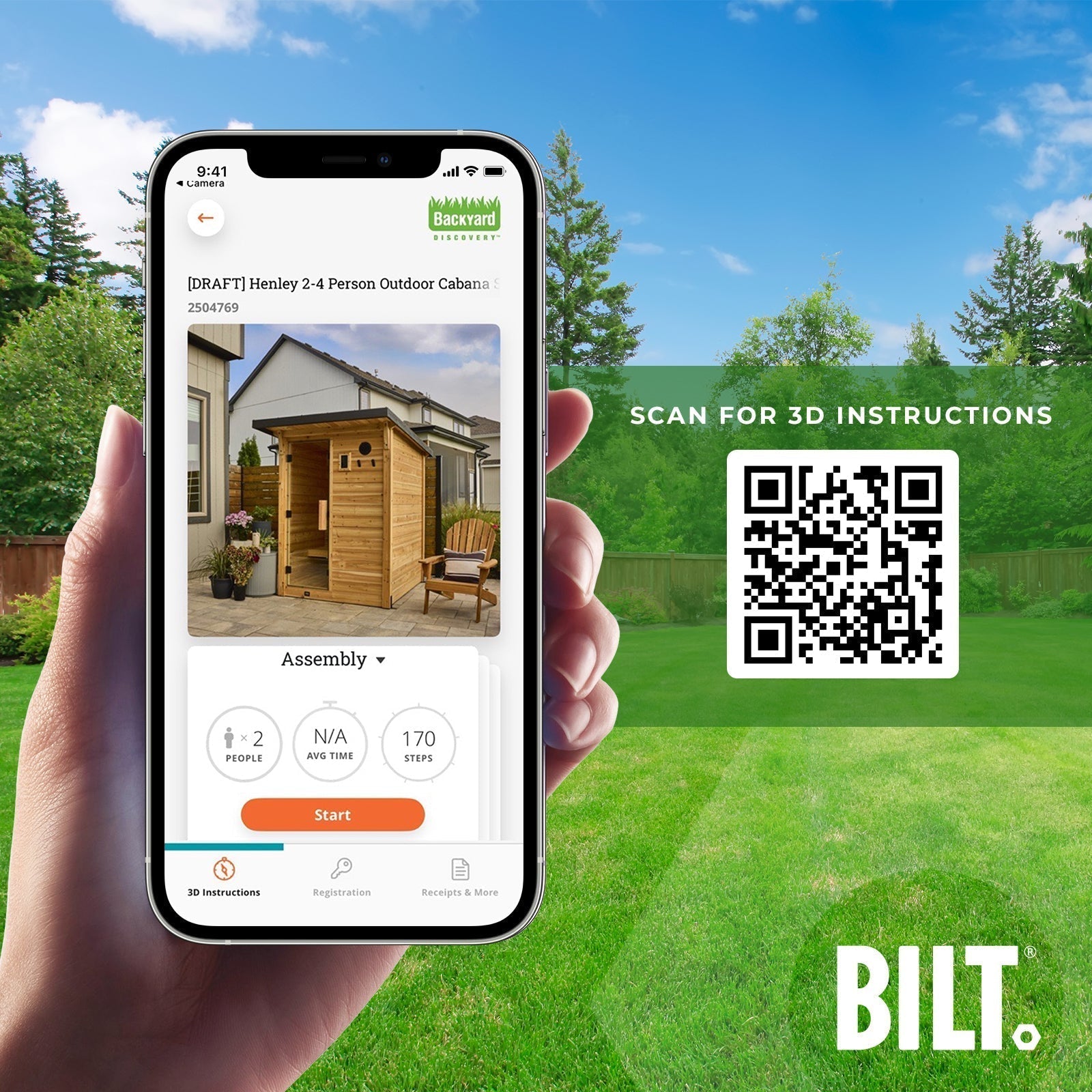 Henley Outdoor Cabin Sauna – 2-4 Person - Shipping Included - Saunas