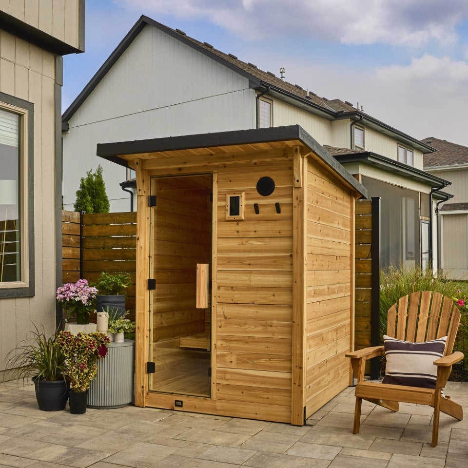 Henley Outdoor Cabin Sauna – 2-4 Person - Shipping Included - Saunas
