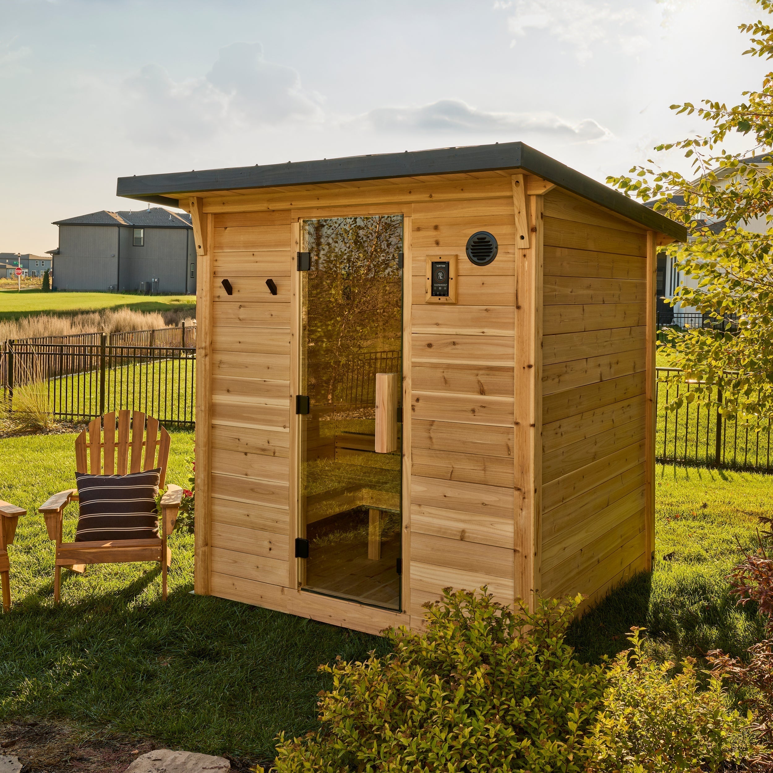 Henley Outdoor Cabin Sauna – 4-6 Person - Shipping Included - Saunas