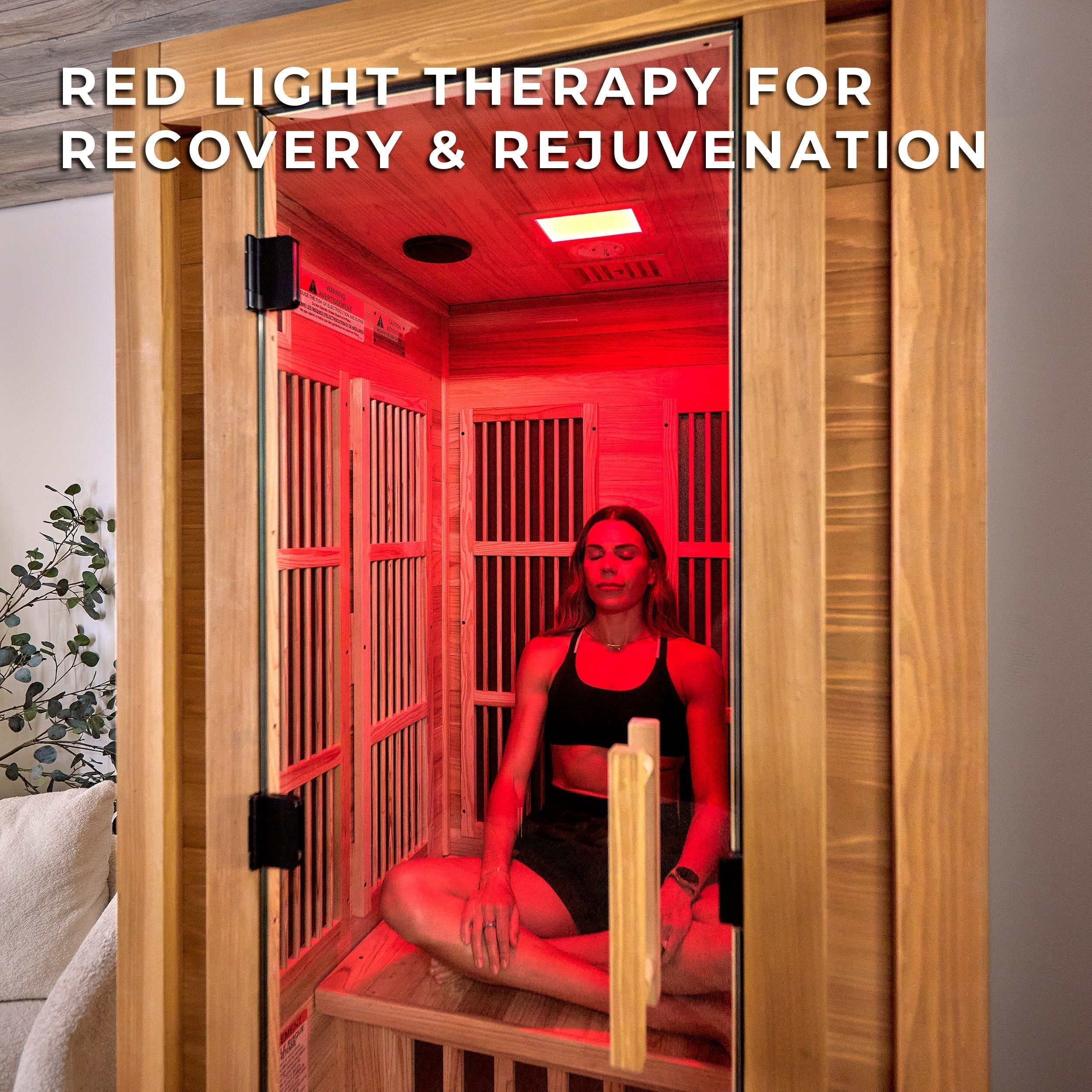 Rylan Indoor Infrared Sauna – 1 Person - Shipping Included - Saunas