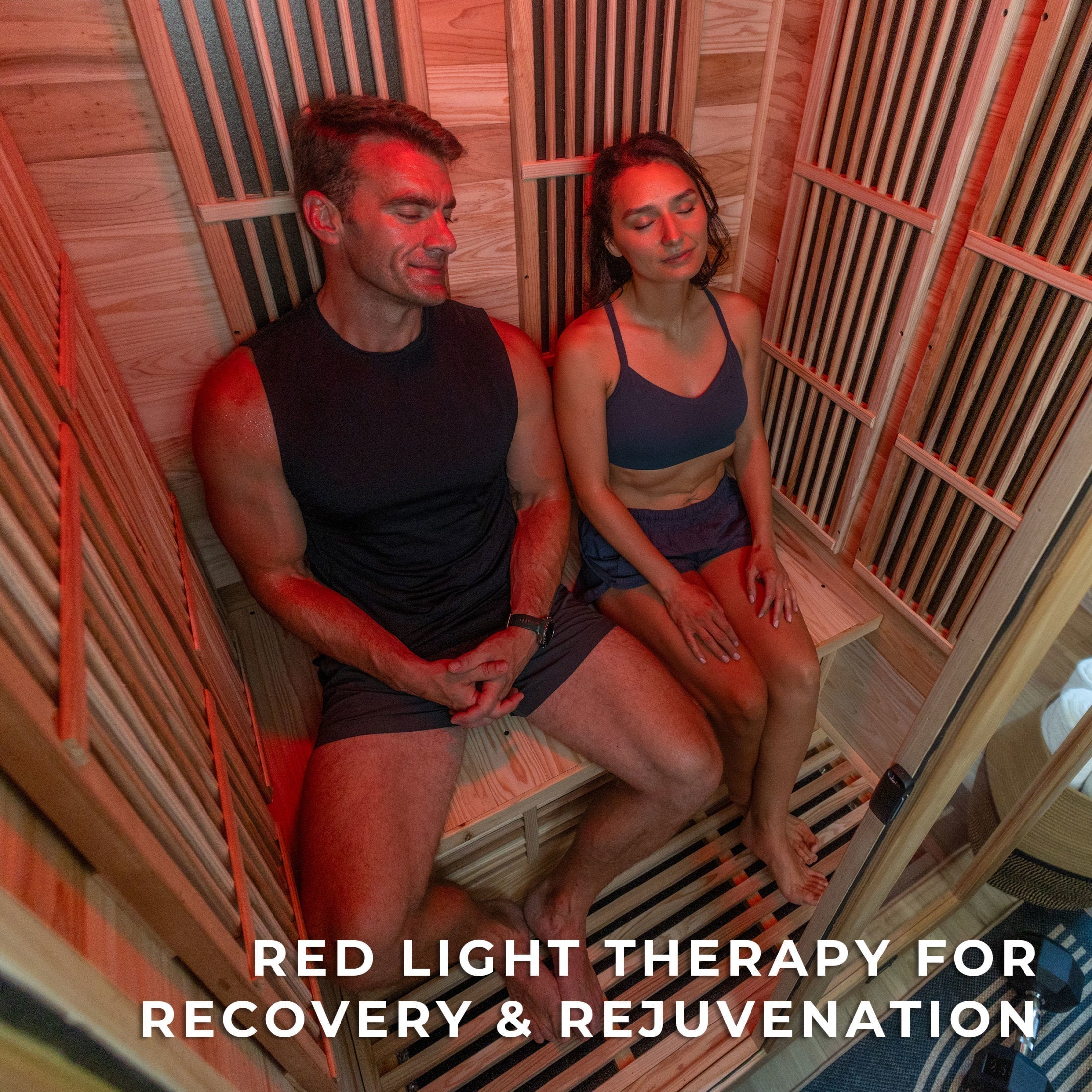 Rylan Indoor Infrared Sauna – 2 Person - Shipping Included - Saunas